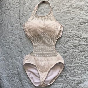 Kenneth Cole Cut Out One Piece Bathing Suit